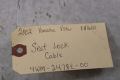 Seat Lock Cable 4WM-2478E-00 2002 Yamaha RoadStar XV1600A