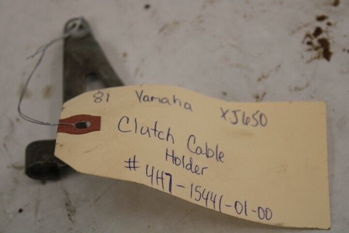 OEM Yamaha Motorcycle 1981 XJ650 Clutch Cable Holder 4H7-15441-01-00