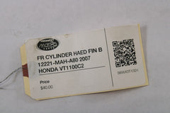 FR CYLINDER HAED FIN B 12221-MAH-A80 2007 HONDA VT1100C2