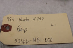 Left Grip 53166-MB1-000 1983 Honda VF750