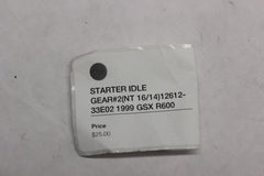 STARTER IDLE GEAR#2 (NT 16/14) 12612-33E02 1999 GSX R600