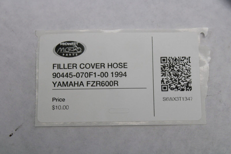 FILLER COVER HOSE 90445-070F1-00 1994 YAMAHA FZR600R