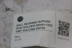 BALL BEARING W/PUSH ROD HOLDER 92045-1235 1987 VULCAN VN750