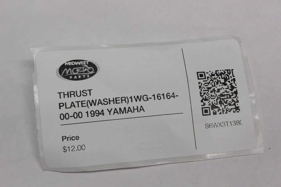 THRUST PLATE (WASHER) 1WG-16164-00-00 1994 YAMAHA FZR600R