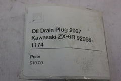 Oil Drain Plug 2007 Kawasaki ZX-6R 92066-1174