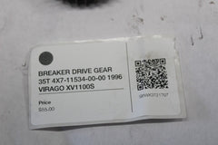 BREAKER DRIVE GEAR 35T 4X7-11534-00-00 1996 VIRAGO XV1100S