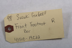 Front Footrest Bar Right 43510-19C22 1998 Suzuki Katana GSX600