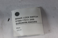 BRAKE LOCK SWITCH 57460-17C11 2006 BURGMAN AN650K6