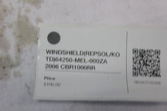 WINDSHIELD (REPSOL/KOTD) 64250-MEL-000ZA 2006 HONDA CBR1000RR