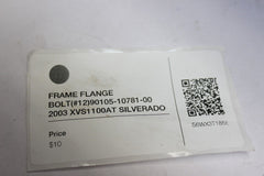 FRAME FLANGE BOLT (#12) 90105-10781-00 2003 XVS1100AT SILVERADO