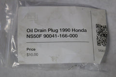 Oil Drain Plug 1990 Honda NS50F 90041-166-000