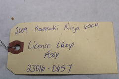 License Lamp Assy 23016-0657 2009 Kawasaki 650R Ninja EX650C9F