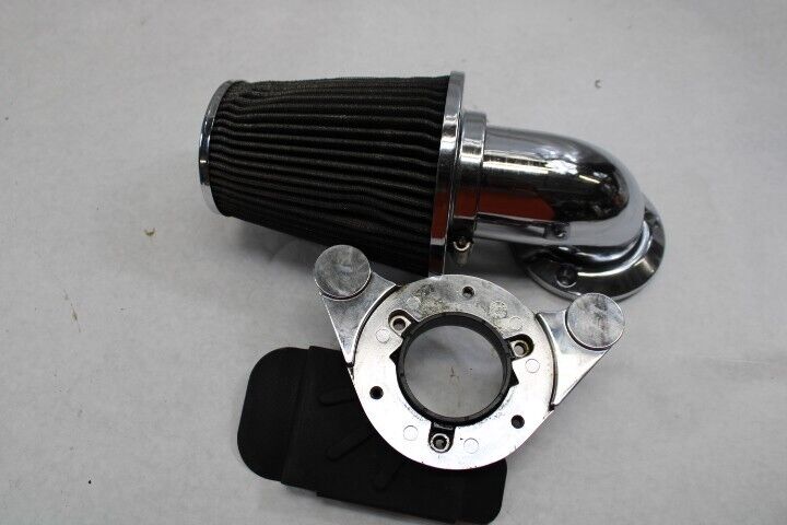 Harley Davidson Screamin Eagle Air Cleaner 90 Degree 2003 FLHT Silver Black