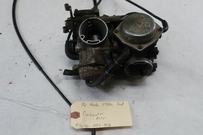 OEM Honda Motorcycle Carb Carburetor 1986 VT 500C Shadow Red 16100-MF5-852