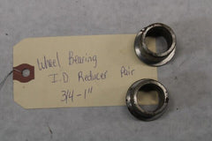 Wheel Bearing I.D Reducer 3/4 -1” (Pair) Harley Davidson Aftermarket