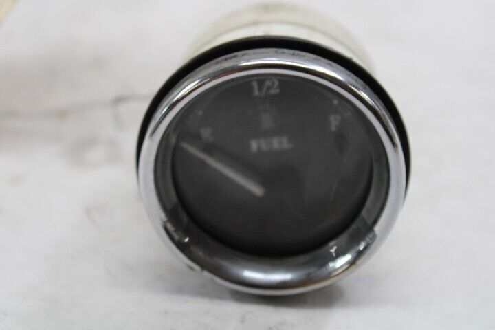 OEM Harley Davidson Fuel Gas Gauge 2003 FLHT Silver Black 75111-96