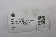 BOLT, FLANGED, FRAME (10X255) 92001-1566 1982 Kawasaki Spectre KZ750N