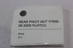 REAR PIVOT NUT 47606-09 2009 FLHTCU Harley Davidson