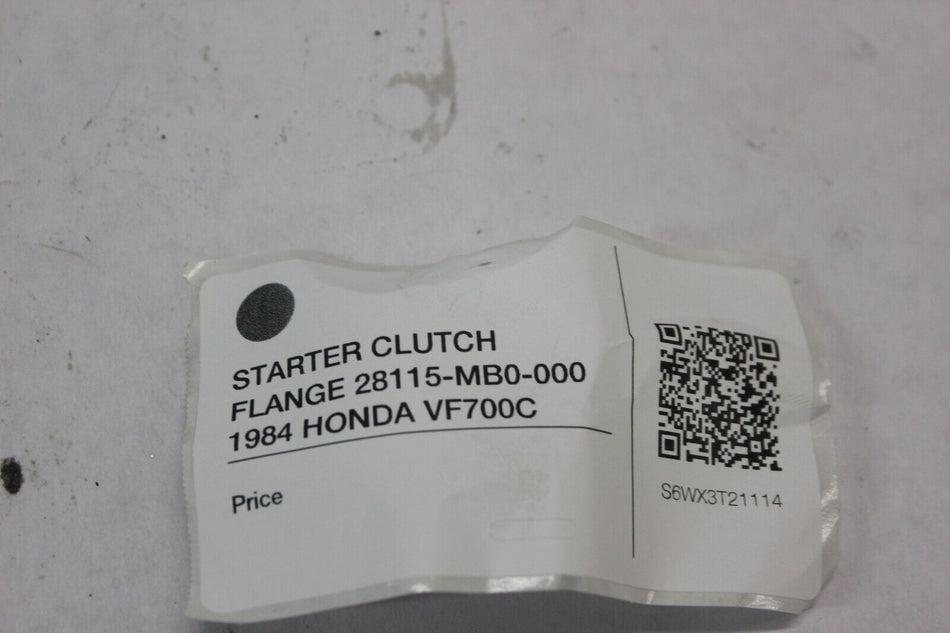 STARTER CLUTCH FLANGE 28115-MB0-000 1984 HONDA VF700C