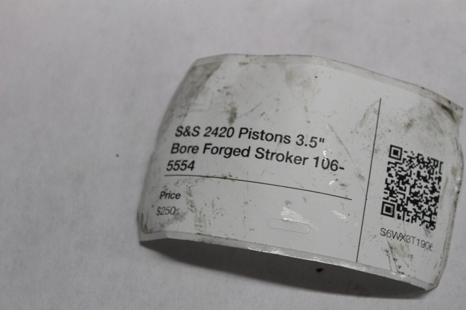 S&S 2420 Pistons 3.5" Bore Forged Stroker 106-5554