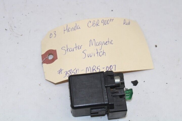 OEM Honda Motorcycle Starter Magnetic Switch 35850-MR5-007 2003 CBR900RR