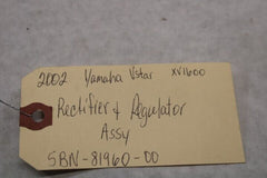 Rectifier & Regulator Assy 5BN-81960-00 2002 Yamaha RoadStar XV1600A