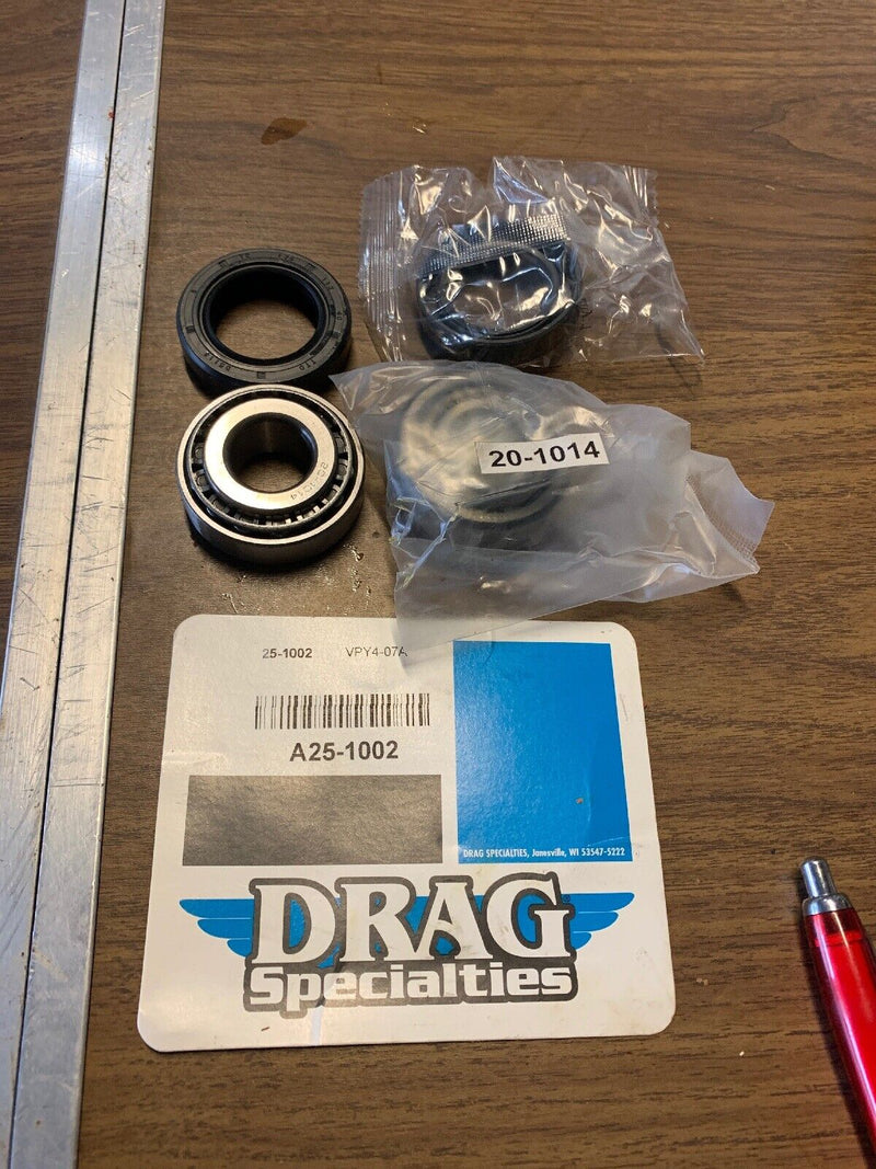 Drag Specialties A25-1002 Wheel Bearing And Seal Kit 3/4” Axle Size