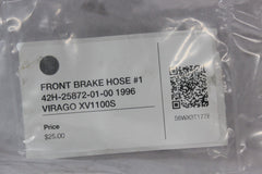 FRONT BRAKE HOSE #1 42H-25872-01-00 1996 Yamaha VIRAGO XV1100S