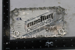 Chrome Chain Link License Plate Frame