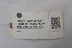 FRONT CALIPER ASSY RIGHT 42H-2580U-00-00 1996 Yamaha VIRAGO XV1100S