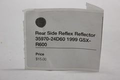 Rear Side Reflex Reflector 35970-24D60 1999 Suzuki GSX-R600