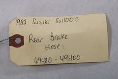1982 Suzuki GS1100G Z Rear Brake Hose 69480-49400