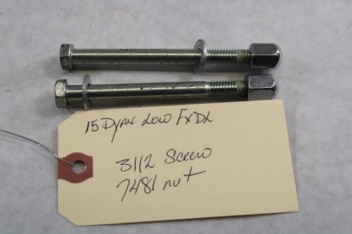 Screw 3112,Nut 7481 2pcs 2015 Harley Davidson Dyna Low Rider