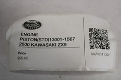 ENGINE PISTON (STD) 13001-1567 2000 KAWASAKI ZX9 2000 Kawasaki ZX-9R