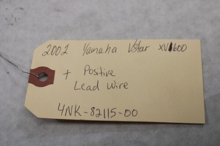 Positive Lead Wire 4NK-82115-00 2002 Yamaha RoadStar XV1600A