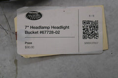 7" Headlamp Headlight Bucket #67728-02 Harley Davidson