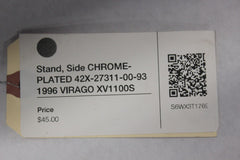 Stand, Side CHROME-PLATED 42X-27311-00-93 1996 Yamaha VIRAGO XV1100S