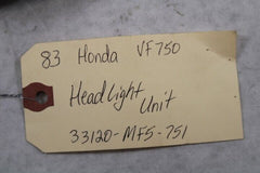 Headlight Unit 33120-MF5-751 1983 Honda VF750