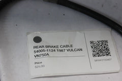 REAR BRAKE CABLE 54005-1124 1987 VULCAN VN750A