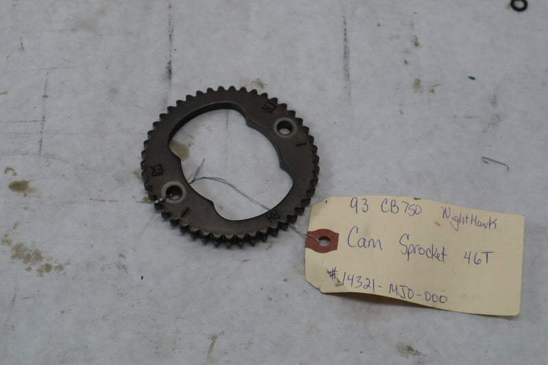 OEM Honda Motorcycle Cam Sprocket 1993 CB750 Nighthawk 46T 14321-MJ0-000