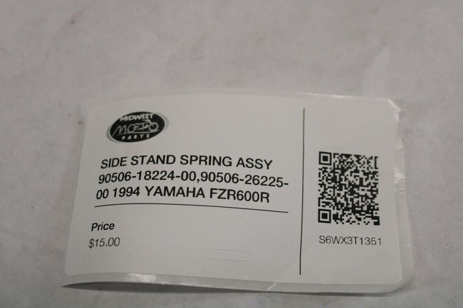 SIDE STAND SPRING ASSY 90506-18224-00,90506-26225-00 1994 YAMAHA FZR600R
