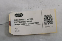 RIDER MID-CONTROL FOOTBOARD RIGHT 50500290 2017 SPORTSTER XL1200T HD