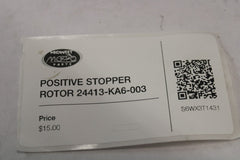 POSITIVE STOPPER ROTOR 24413-KA6-003 1983 Honda VT750C Shadow