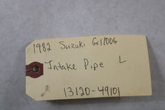 1982 Suzuki GS1100G Z-Intake Pipe Left 13120-49101