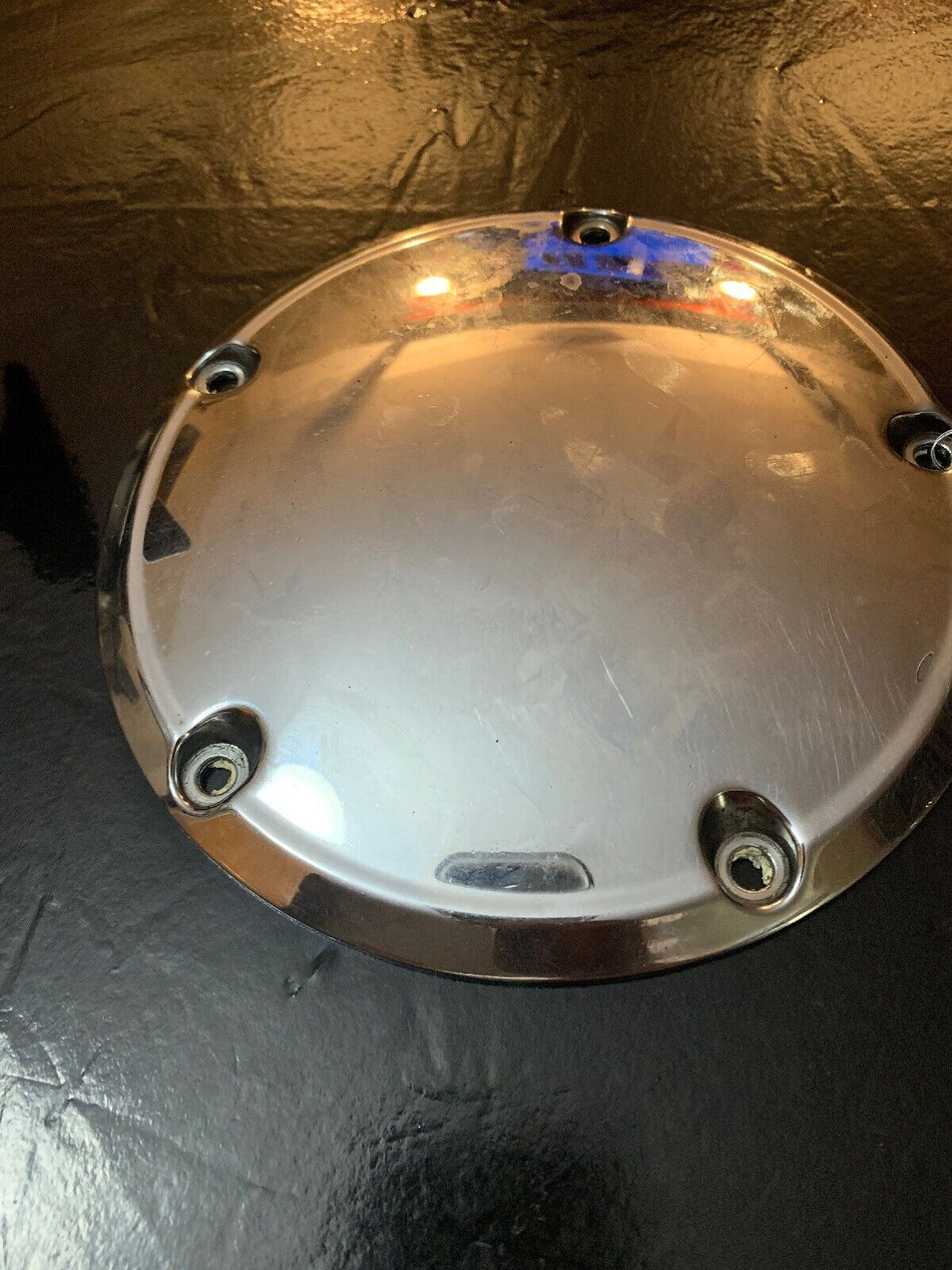 Harley Touring Dyna Softail 5 Bolt Derby Cover Chrome 25415-99