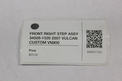 FRONT RIGHT STEP ASSY 34028-1520 2007 VULCAN CUSTOM VN900