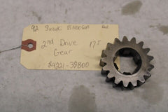 2nd Drive Gear 17T 24221-38B00 1992 Suzuki Intruder VS1400