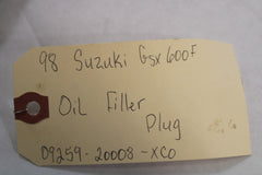 Oil Filler Plug 09259-20008 1999 GSX R600 1998 Suzuki Katana GSX600