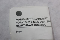 MAINSHAFT GEARSHIFT FORK 24211-ME5-000 1984 Honda Nighthawk CB650SC