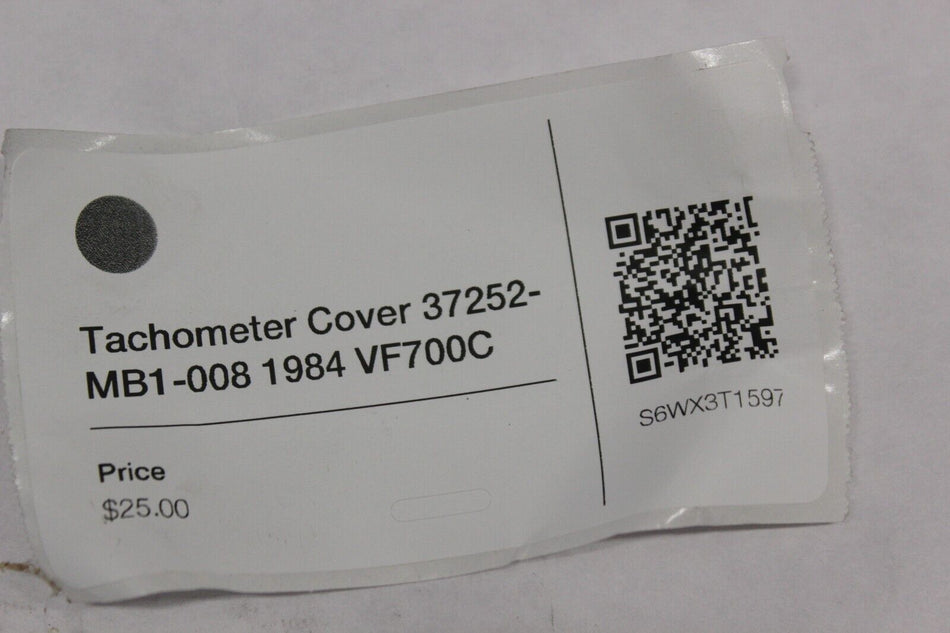 Tachometer Cover 37252-MB1-008 1984 Honda VF700C